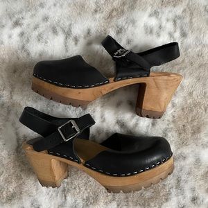 MIA authentic wood clogs
